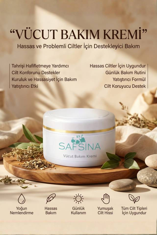 Safsina Vücut Bakım Kremi 50 ml