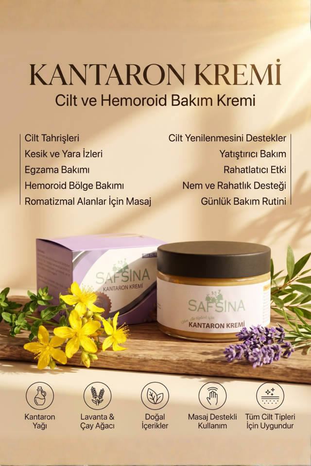 SAFSİNA KANTARON KREMİ 100 ml