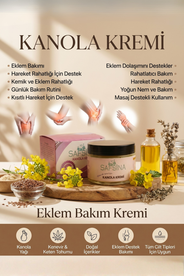 SAFSİNA KANOLA KREMİ 100 ml