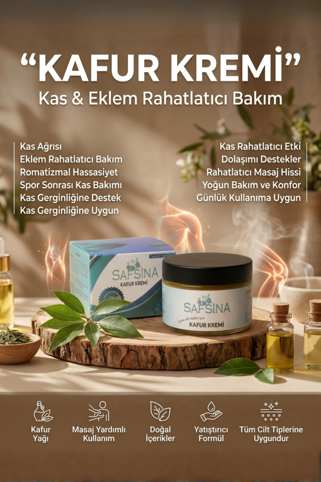 SAFSİNA KAFUR KREMİ 100 ml